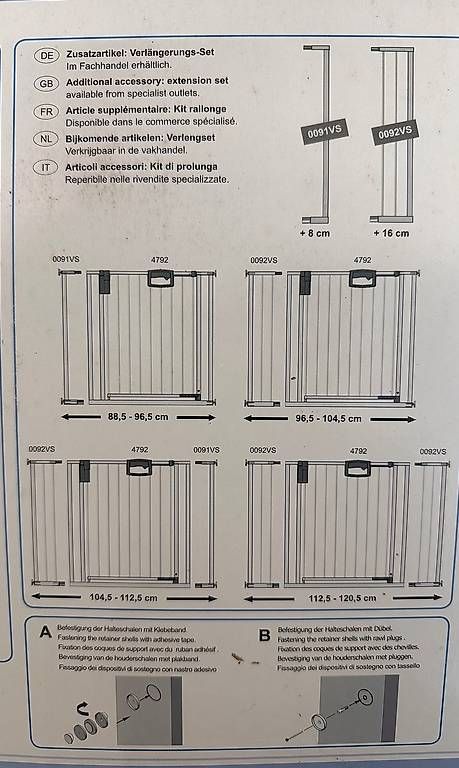 Tutto per la sicurezza: Geuther Easylock Türgitter weiss Art. 4792 – Usato da Obernau venduto da Arche_Noah_Brocki 2