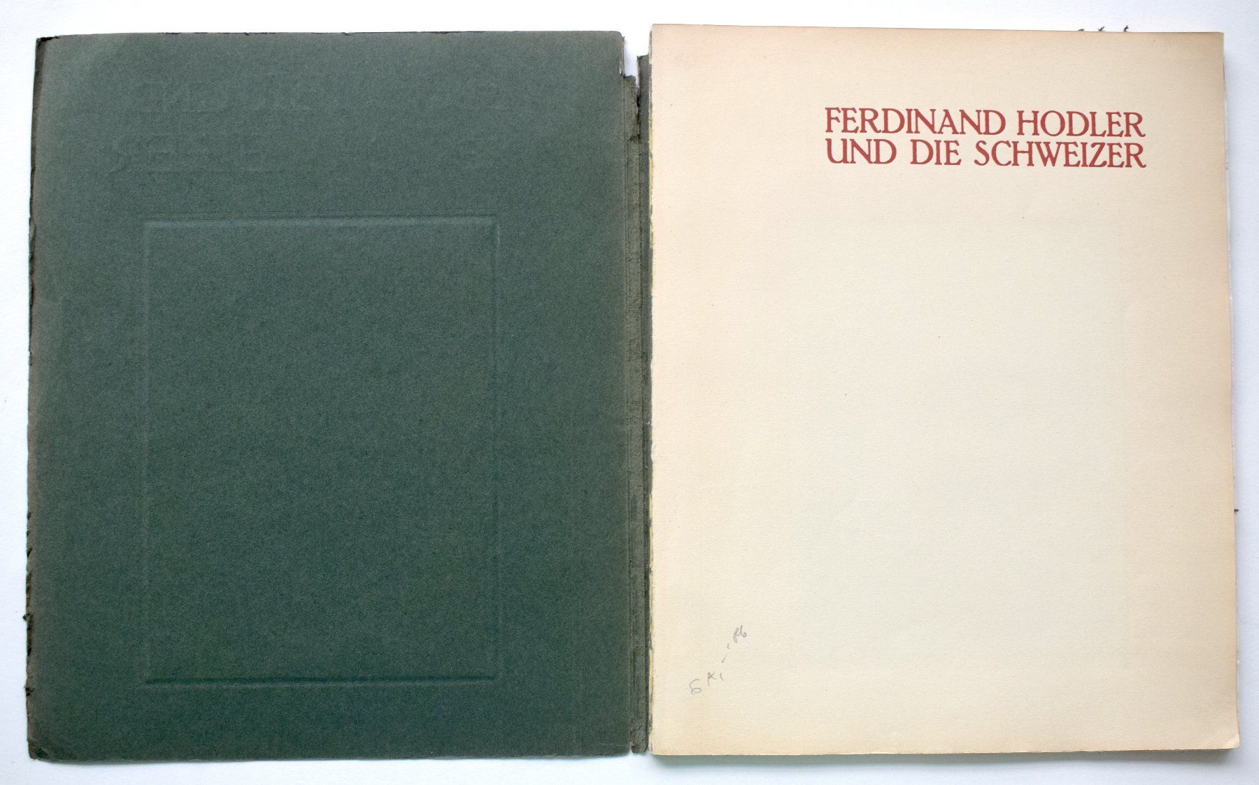 Livres: Ferdinand HODLER + die Schweizer Rudolf Klein Beckmann – D'occasion à Zürich par kunstarchiv.online 2