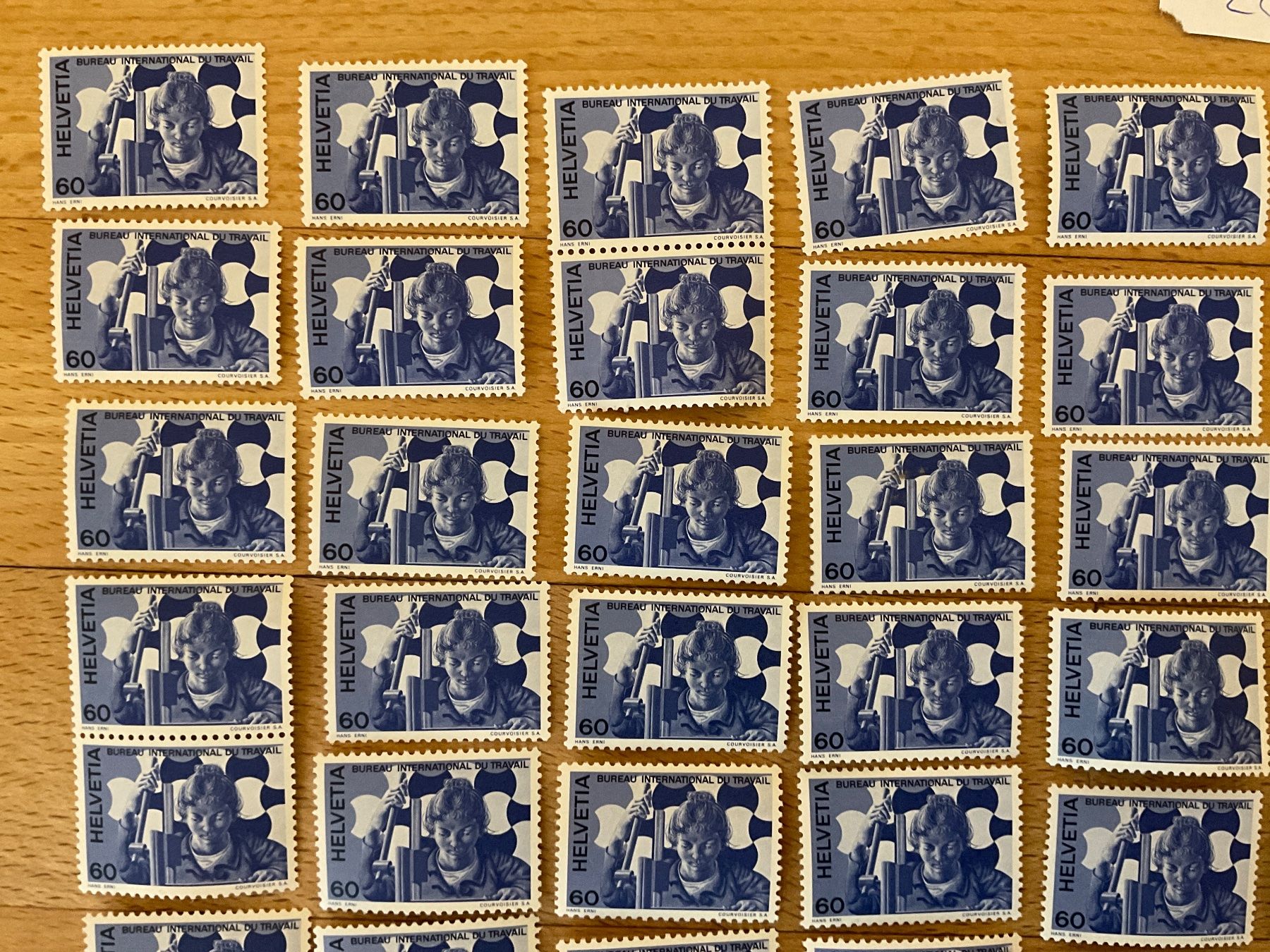 Tutti i francobolli: 60Fr Ämter Frankaturware ungestempelt postfrisch Sammlung – Nuovo (secondo la descrizione) da Wil SG venduto da Chefsugus 1