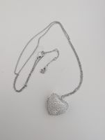Swarovski Halskette mit Herz Anhänger, neuwertig!