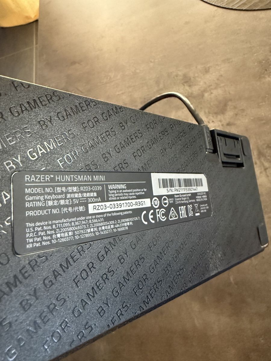 Razer Claviers: Razer Huntsman Mini – D'occasion à Uzwil par V.Pavlo007 1