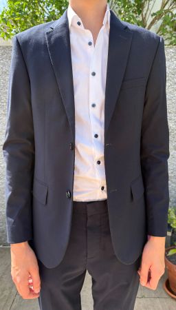 Herren Anzug dunkelblau Gr. 46