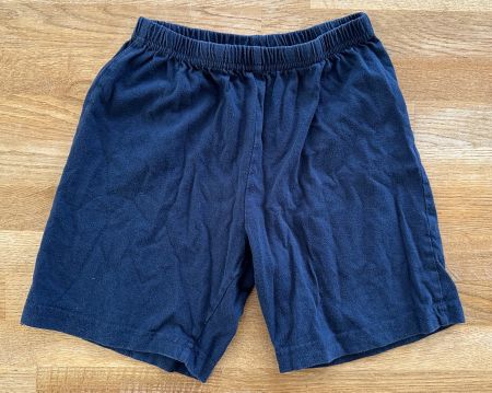 Shorts KIDS blau dünner Stoff - Gr. 104 - Pyjama-Hosen