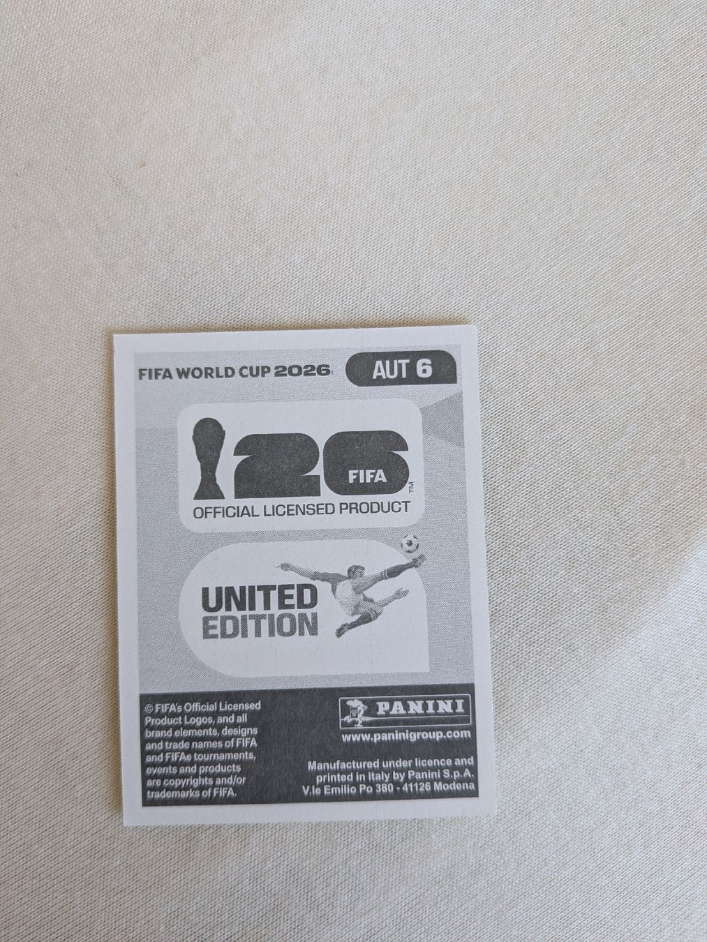 Panini Carte collezionabili: Panini Bild AUT 6 – Nuovo (secondo la descrizione) da Eschenbach SG venduto da SanFranciscoCalifornia 1