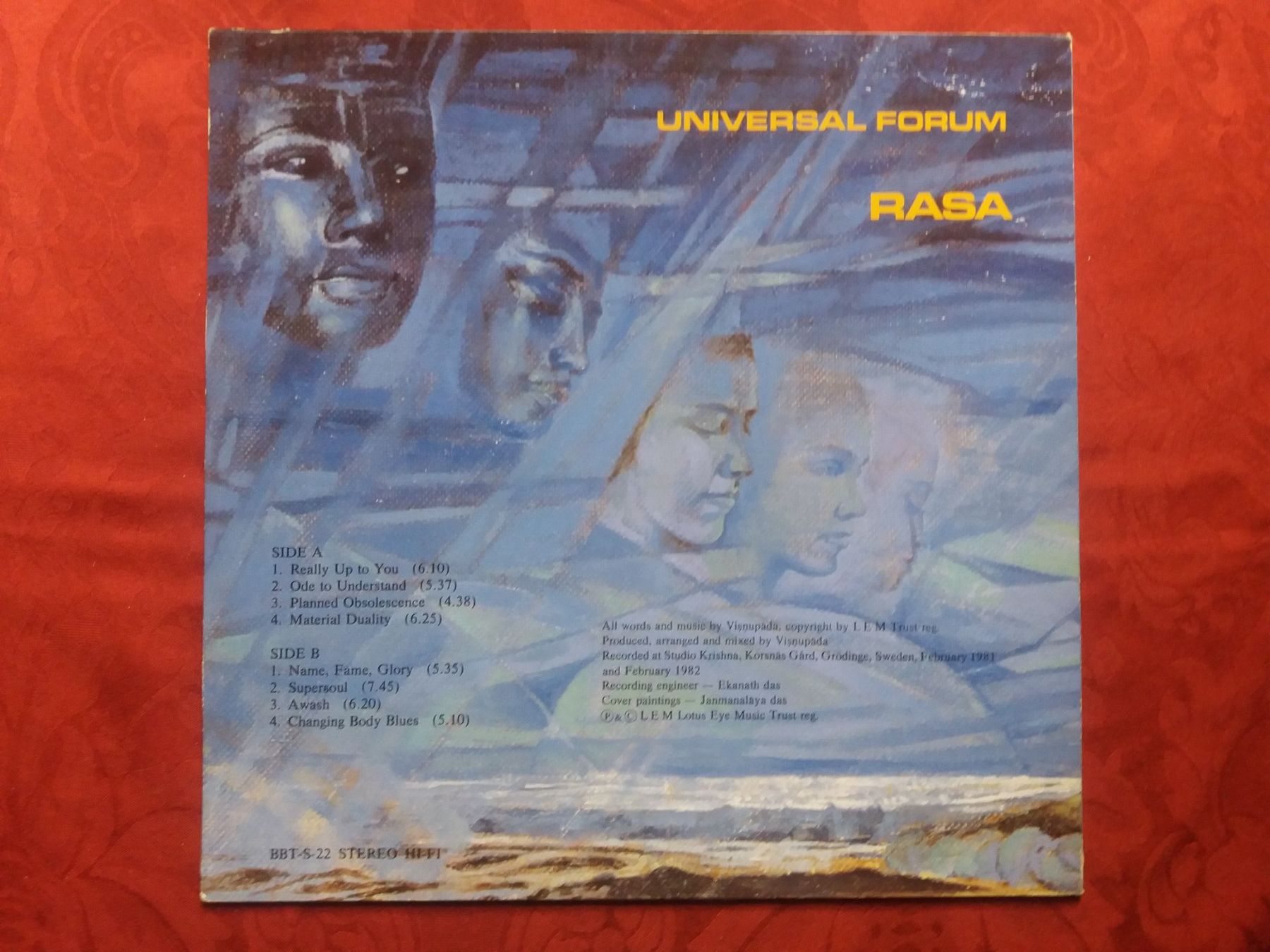 Dischi in vinile: LP (Rasa) universal forum – Usato da Meyrin venduto da toutatis 1