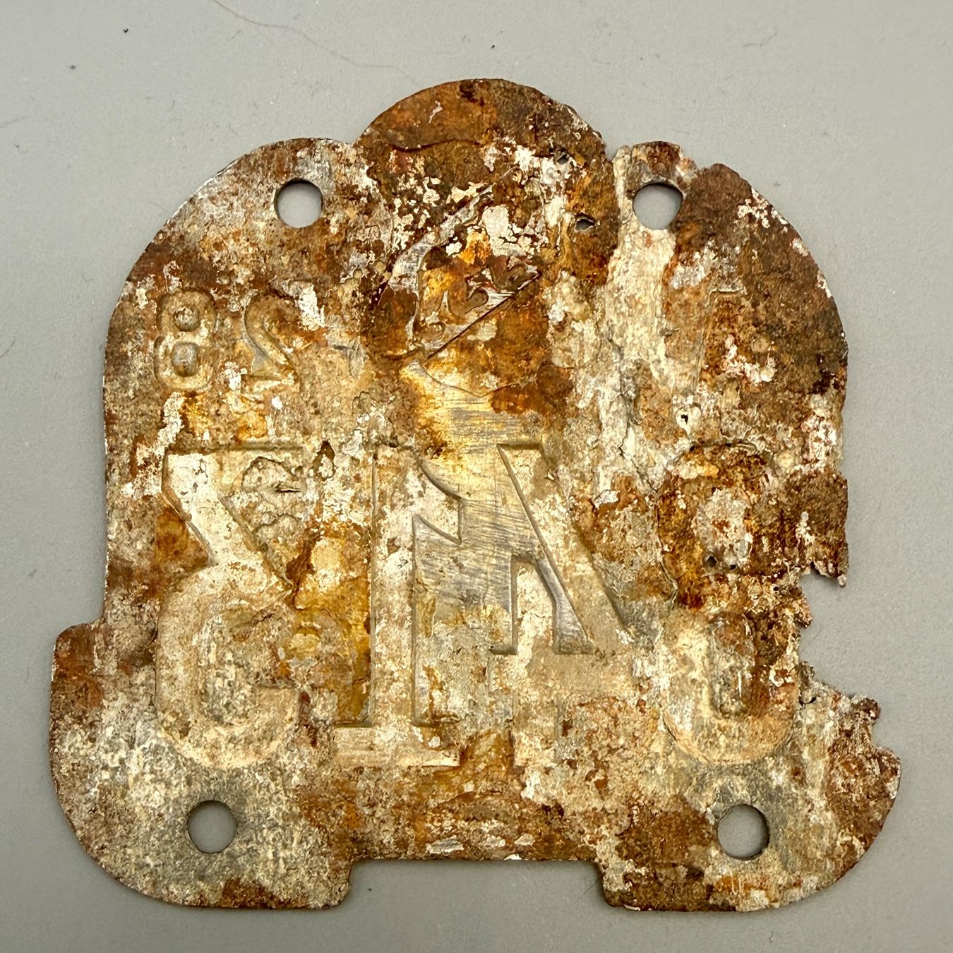 Schilder: Alte Velonummer Bern – Gebraucht aus Ueberstorf von Brocandi 1