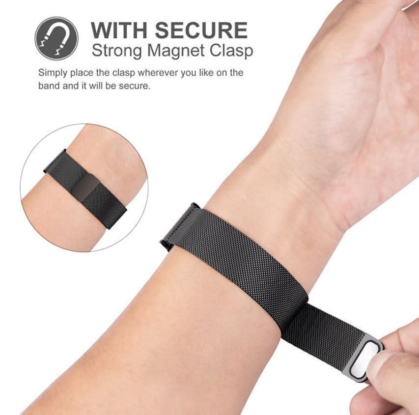 Hometrainer: Fitbit Versa / Versa 2 Milanaise Loop – Nuovo e nell'imballaggio originale da Zürich venduto da Watch-247 1