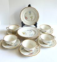 ROSENTHAL, SELB 16tlg. Porzellan Geschirrset Blumen/Insekten