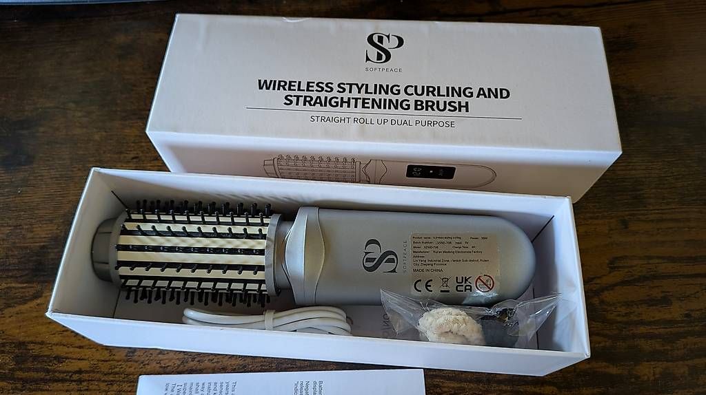 Altro per la cura dei capelli: Softpeace  Akku-Stylingbürste  Glätten & Locken – Nuovo e nell'imballaggio originale da Salez venduto da EMERCARO 2