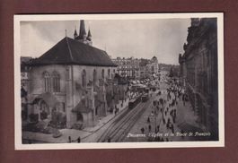 LAUSANNE - Eglise et Place St. François - 1926