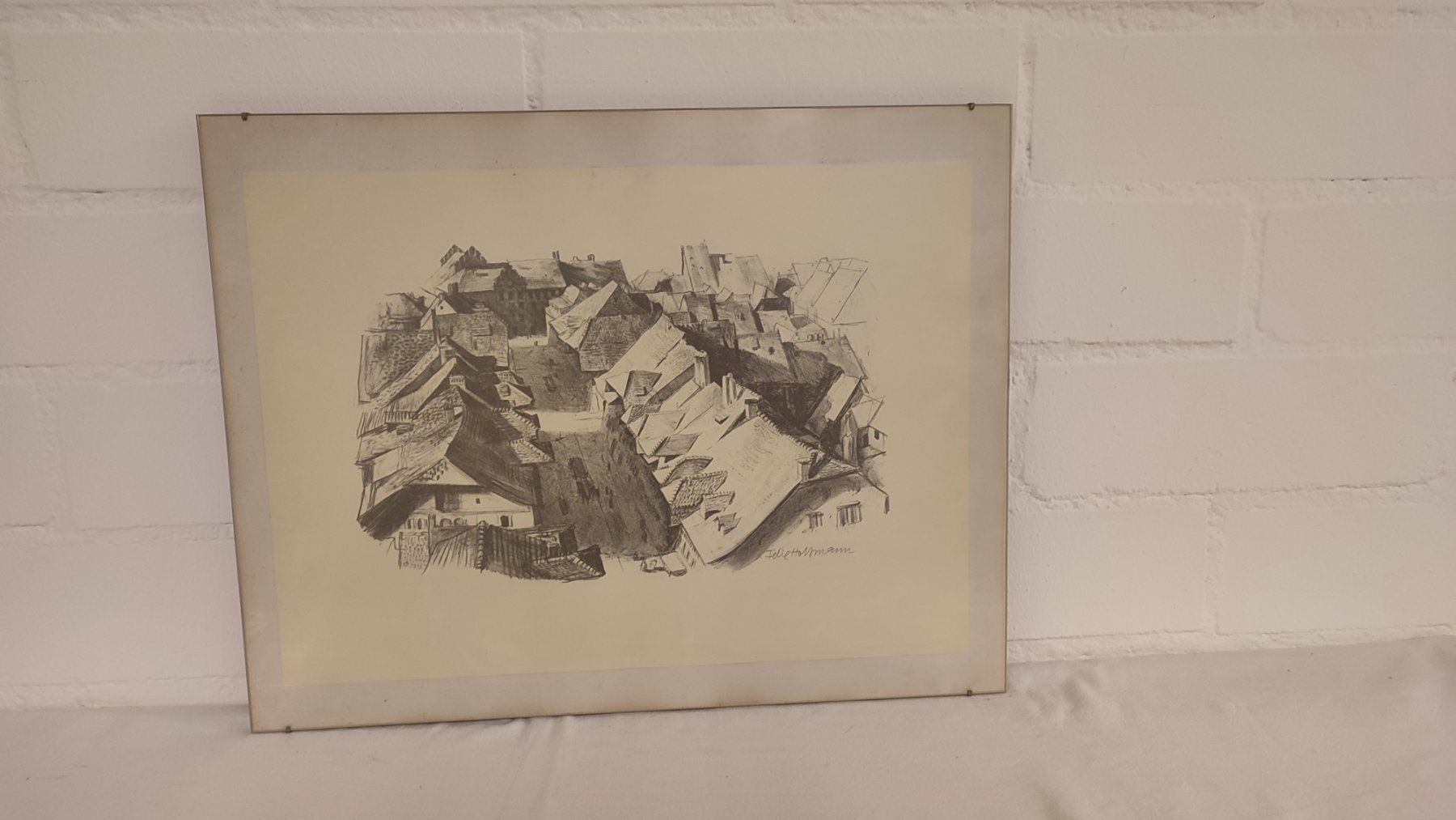 Foto & Immagini: Wunderschönes altes Bild Felix Hoffmann AARAU 2 – Usato da Gelterkinden venduto da MYSTOREFORYOU4460ART 5