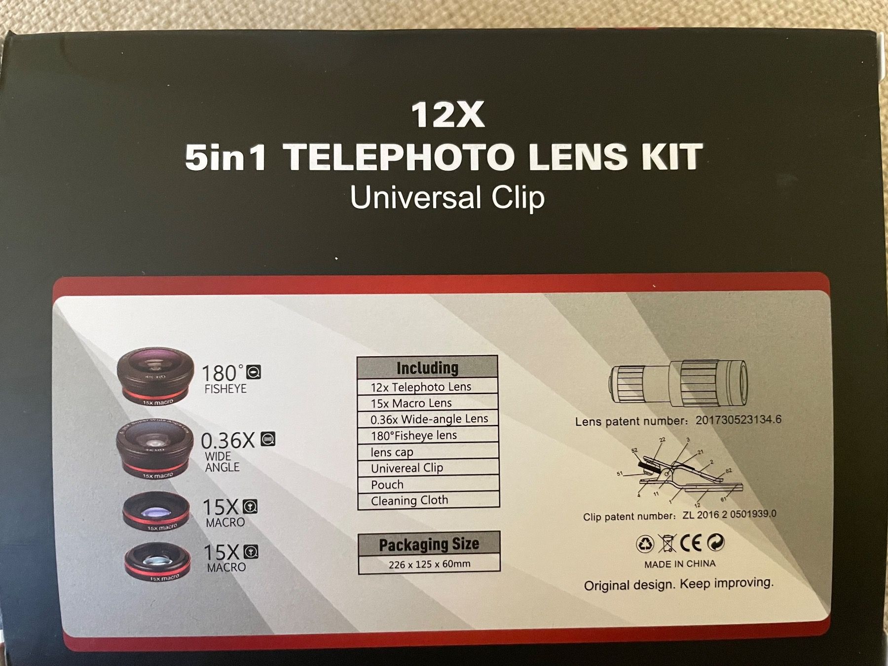 Telefoni cellulari / Smartphones: Camera lens for smartphone – Nuovo e nell'imballaggio originale da Chêne-Bougeries venduto da adr_7n6l 1