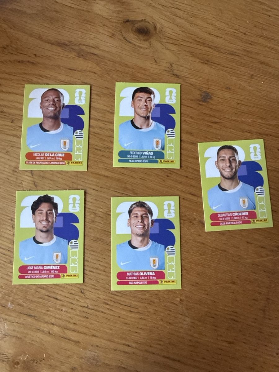 Panini Carte collezionabili: Panini 2026 5er Set URU – Nuovo (secondo la descrizione) da Masein venduto da Buender45