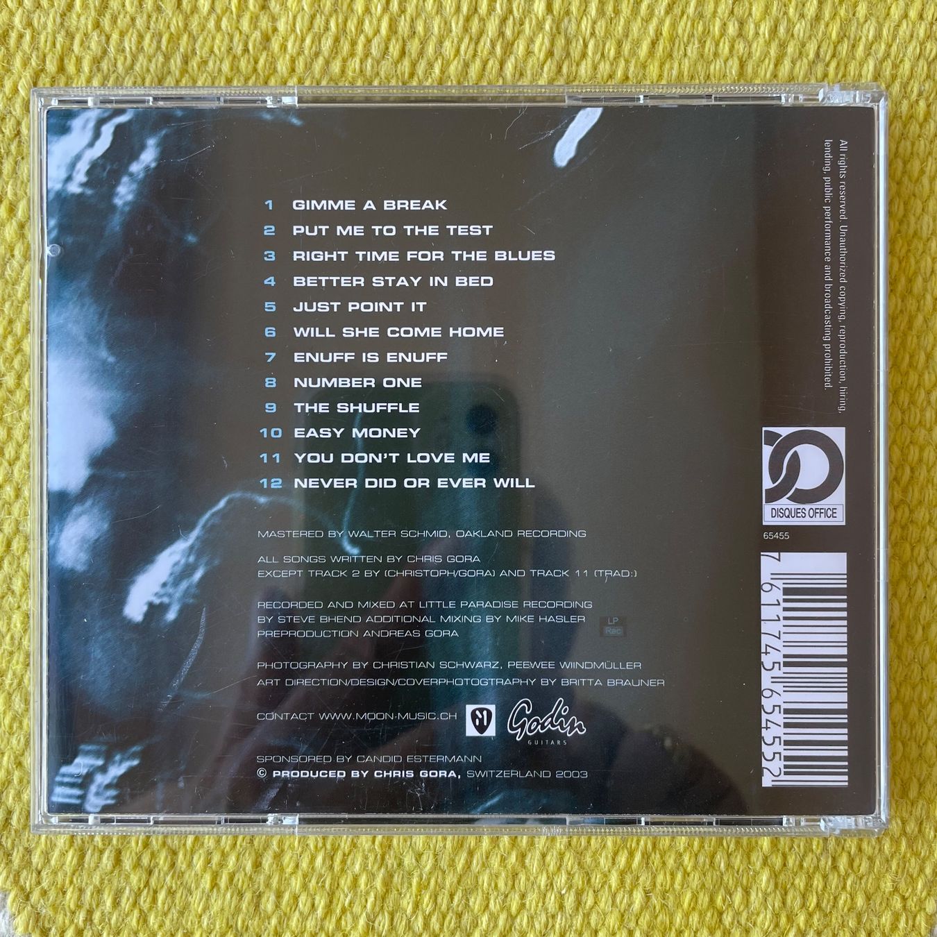 CD: SWISS BLUES AOTHORITY POLO HOFER-JUST POINT IT – Usato da Rorschacherberg venduto da CD-Roli 1