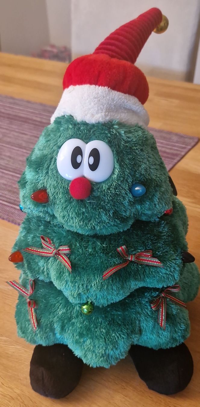 Tutte le decorazioni: Plüsch-Weihnachtsbaum mit Hut und Glocke – Usato da Rupperswil venduto da Cielo46