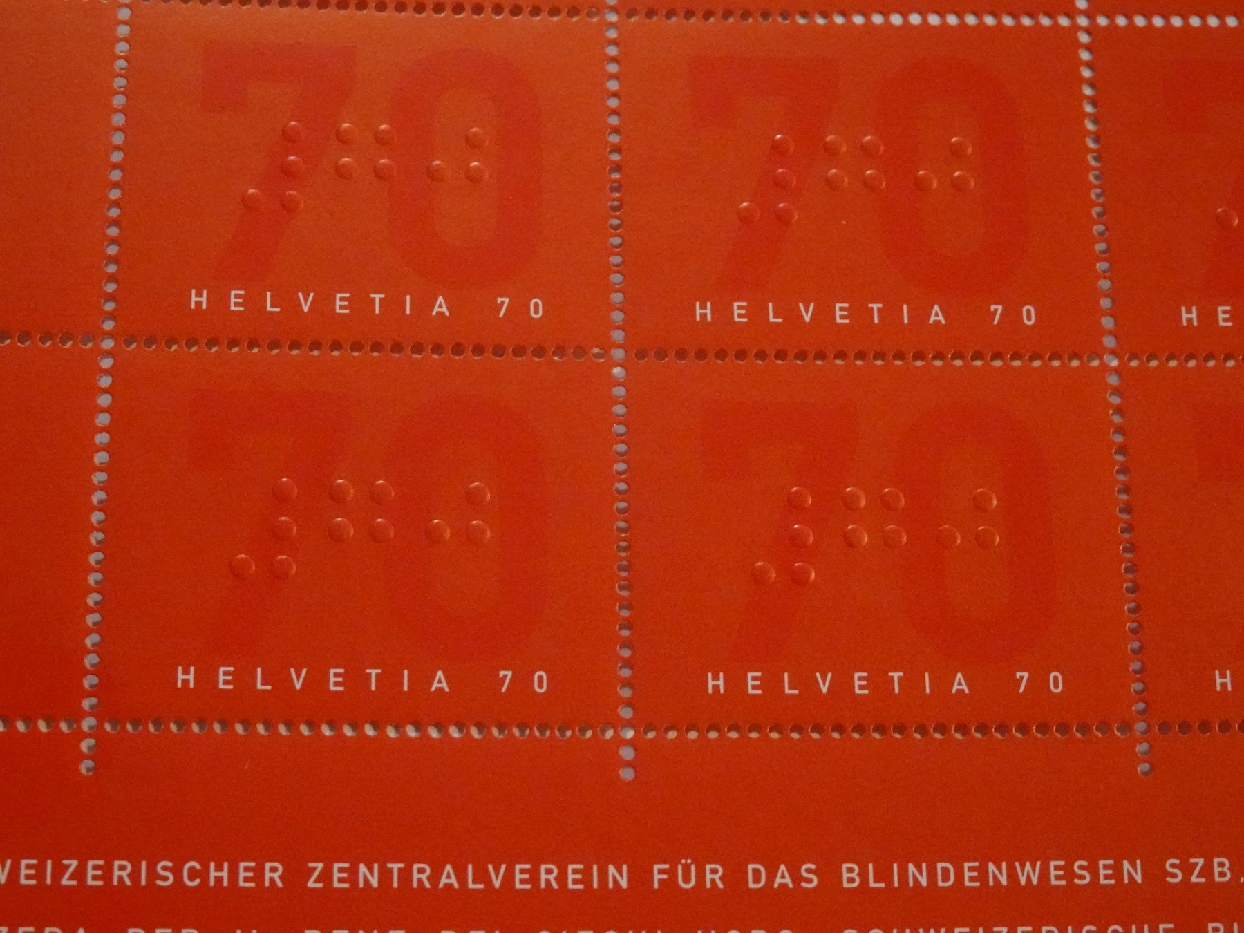 Tutti i francobolli: 2003, KLEINBOGEN, POSTFRISCH, BLINDENWESEN – Nuovo (secondo la descrizione) da Eschenbach SG venduto da eDaisy 1
