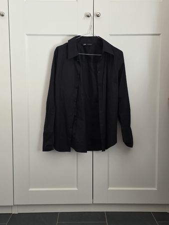 Chemise noire Zara femme taille L bon état