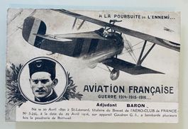 Postkarte gelaufen um 1916 Aviation Francaise