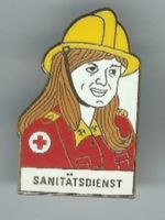 Sanitätsdienst Pin - Rotes Kreuz Helferin!