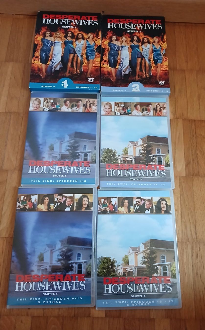 Tutti i DVDs: DESPERATE HOUSEWIVVES STAFFEL 4 – Usato da Arlesheim venduto da rut_fb7k
