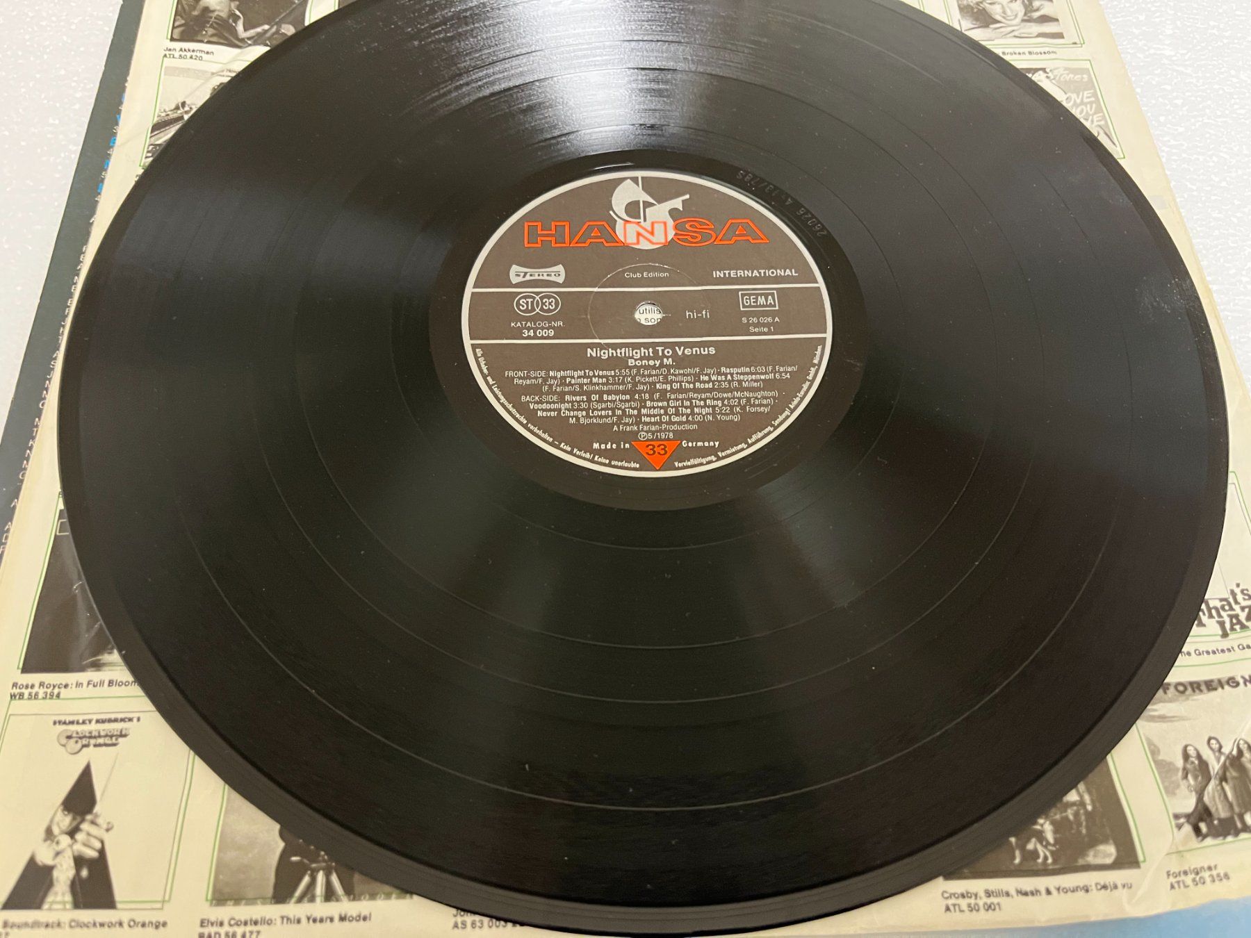 Dischi in vinile: LP Bony M. Nightflight to Venus LP – Usato da Mumpf venduto da dadaboygugu 4