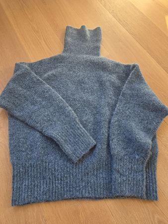 Rollkragenpullover von ZARA, blau, Grösse M