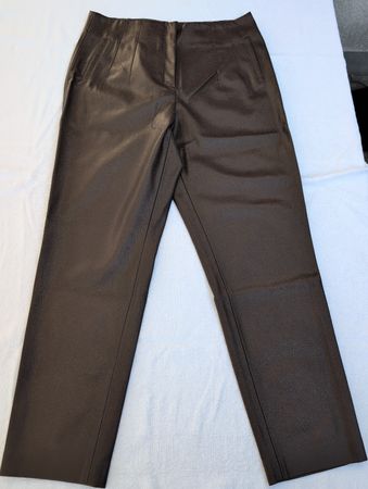 Pantalon marron taille 42 C&A effet cuir bon état