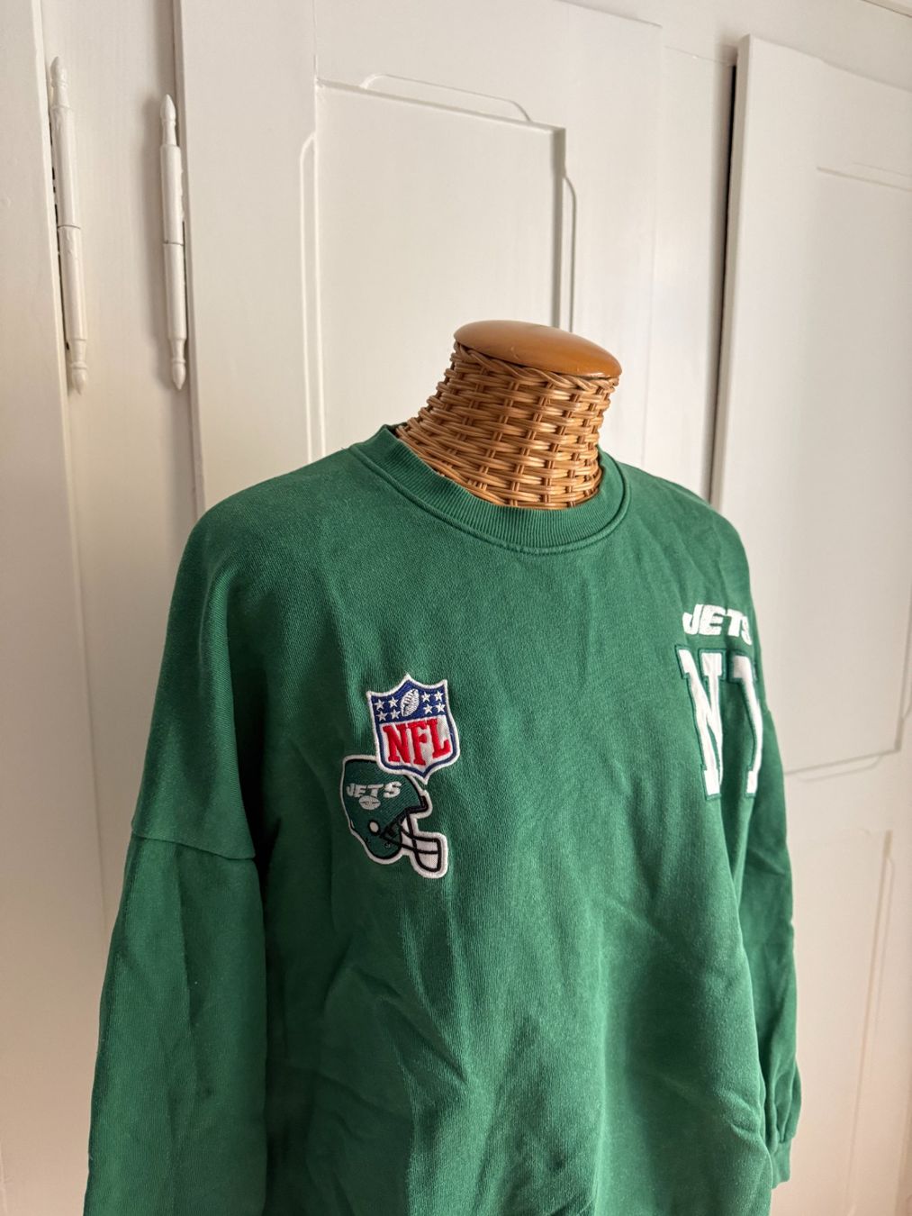 Pull&Bear Maglioni & Felpe: PULL&BEAR - NY Jets Sweatshirt grün M – Usato da Zürich venduto da Diazaio 1