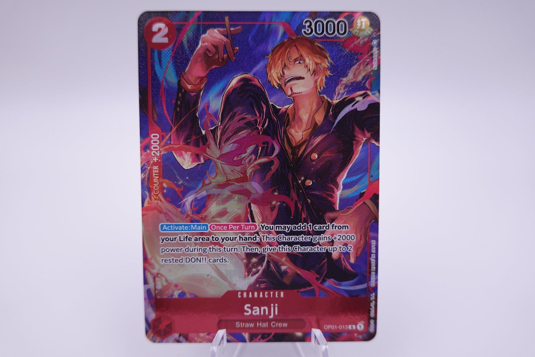 Bandai Carte collezionabili: One Piece Sanji  Op01 Pre Errata – Usato da Herisau venduto da ZelliZone