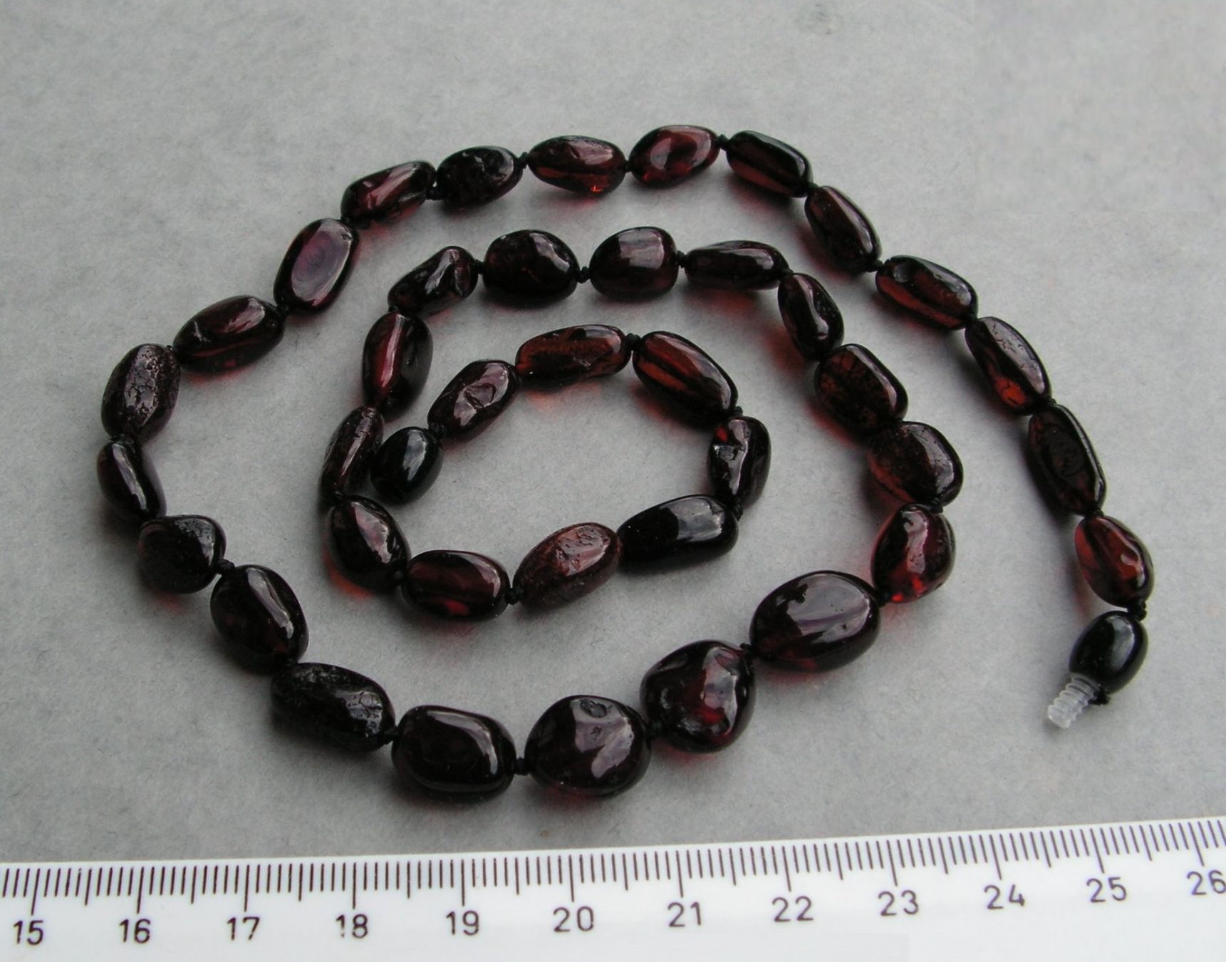Catenine: ♥ ELEGANT / KETTE / Baltischer Bernstein / OLIVEN / KIRSCHE – Nuovo (secondo la descrizione) da Derendingen venduto da Editka 9