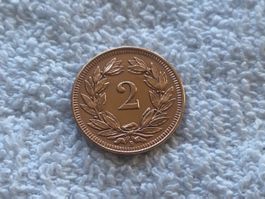 2 centimes/Rappen 1908