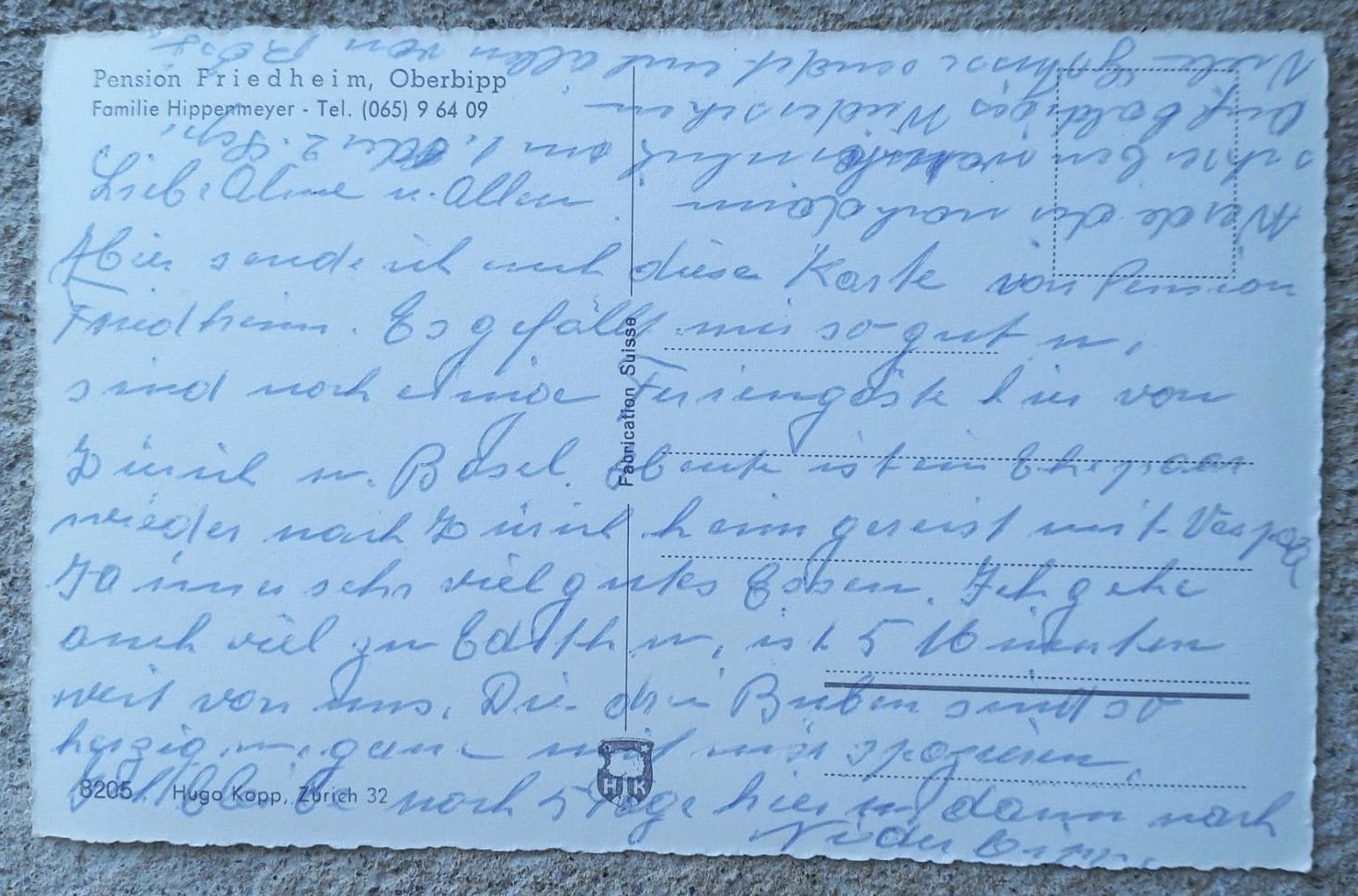 Cartoline postali: AK Pension Friedheim Oberbipp – Usato da Burgdorf venduto da glasrabe01 1