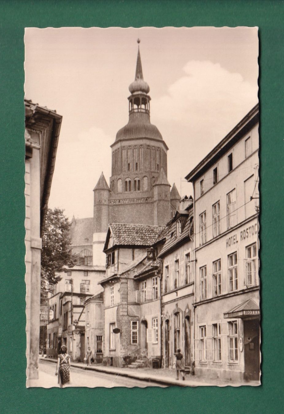 Cartoline postali: STRALSUND - Bleistrasse - Marienkirche – Usato da Pully venduto da nicecards-shop
