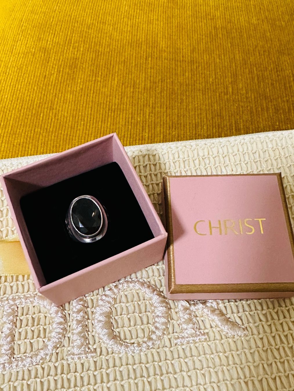 Ringe: Silber Ring Brown Smoky Quartz Gemstone Gr54 – Gebraucht aus Basel von iulia_haul 1