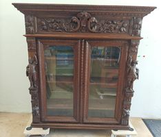 Antiker Vitrinenschrank - Renaissance - Paris TROULLET 1890