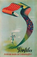 PORFILA QUALITAETS MODE STOFFE c.1950 - Original Plakat