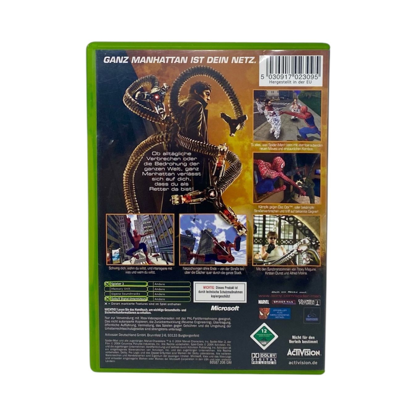 Microsoft Giochi: Spider-Man 2 Xbox (de) – Usato da Teufenthal AG venduto da Retro-Stash-Shop 2