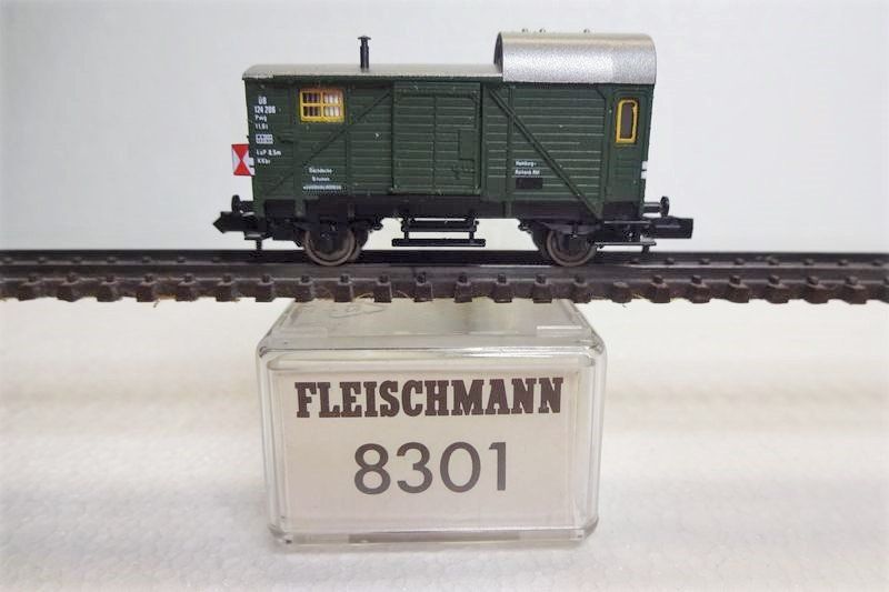 Wagon Fleischmann HO 5060 – Fourgon Marchandise DB Avec éclairage, Allemagne