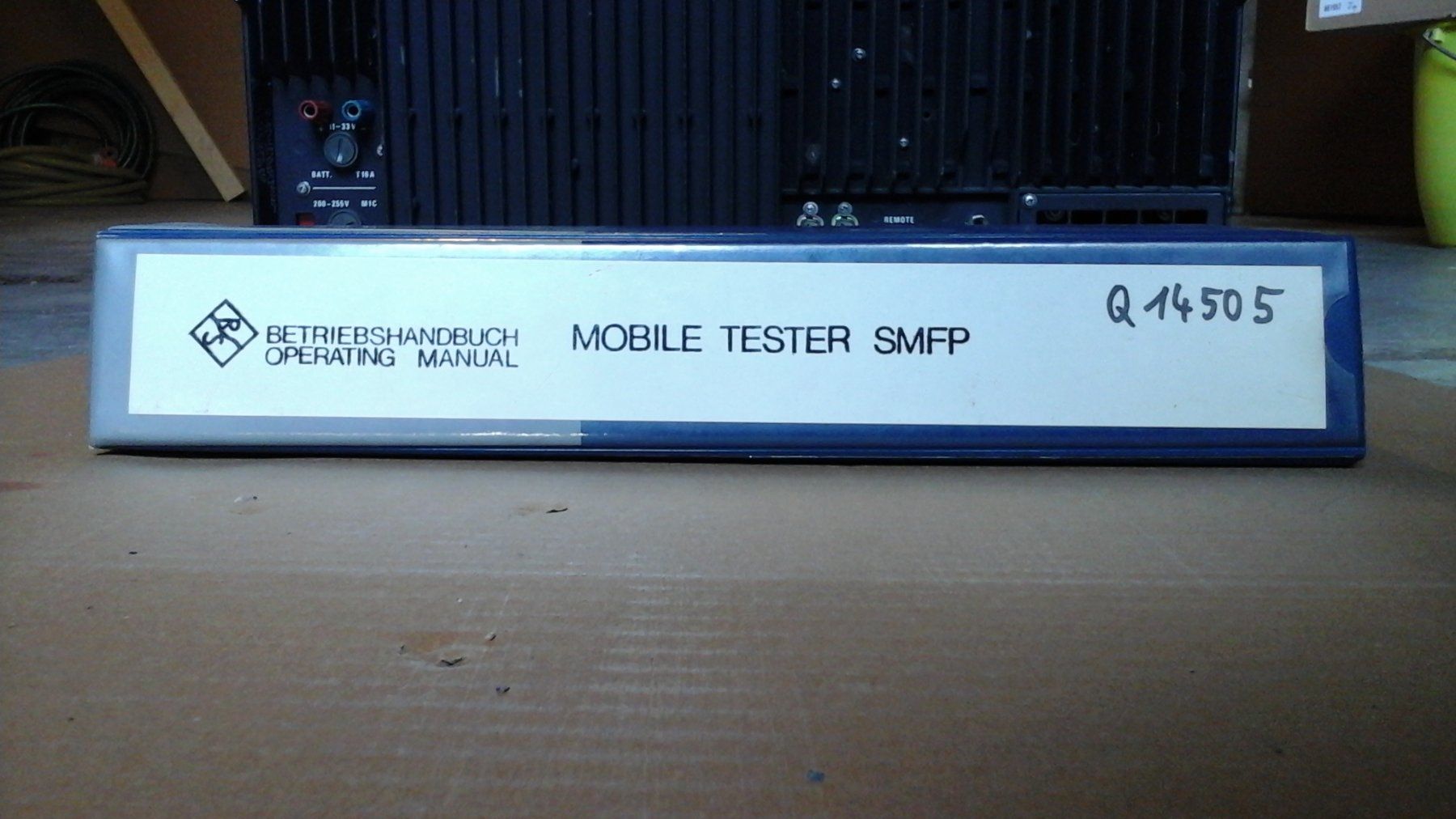 Messen: ROHDE & SCHWARZ SMFP Mobile Tester DEFEKT! – Defekt aus Farnern von Radiovox 4