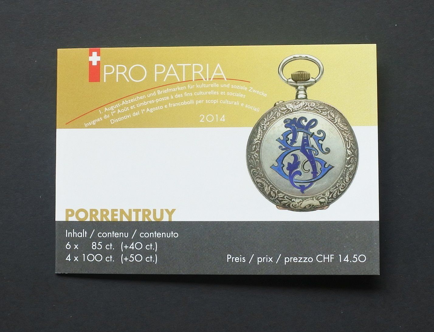 Tutti i francobolli: 2014 Pro Patria Markenheftchen ** – Nuovo (secondo la descrizione) da Lugano venduto da fc2017