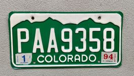 🇺🇸🇺🇸 USA Nummernschild #  COLORADO  # 🇺🇸🇺🇸