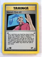 Blaine's Quiz #2 (Unc.) 1st Gym Challenge - MINT - ab 1.-