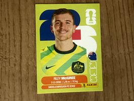 Panini FIFA World Cup 2026 Sticker Riley McGree SUS 12