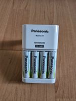 Chargeur Panasonic + 4 piles rechargeables Ni-MH