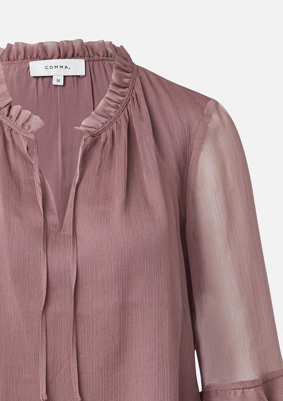 Comma Camicette: Comma Bluse rose, mit Rüschen - neuwertig! – Nuovo e nell'imballaggio originale da Luzern venduto da Sommer_26 3