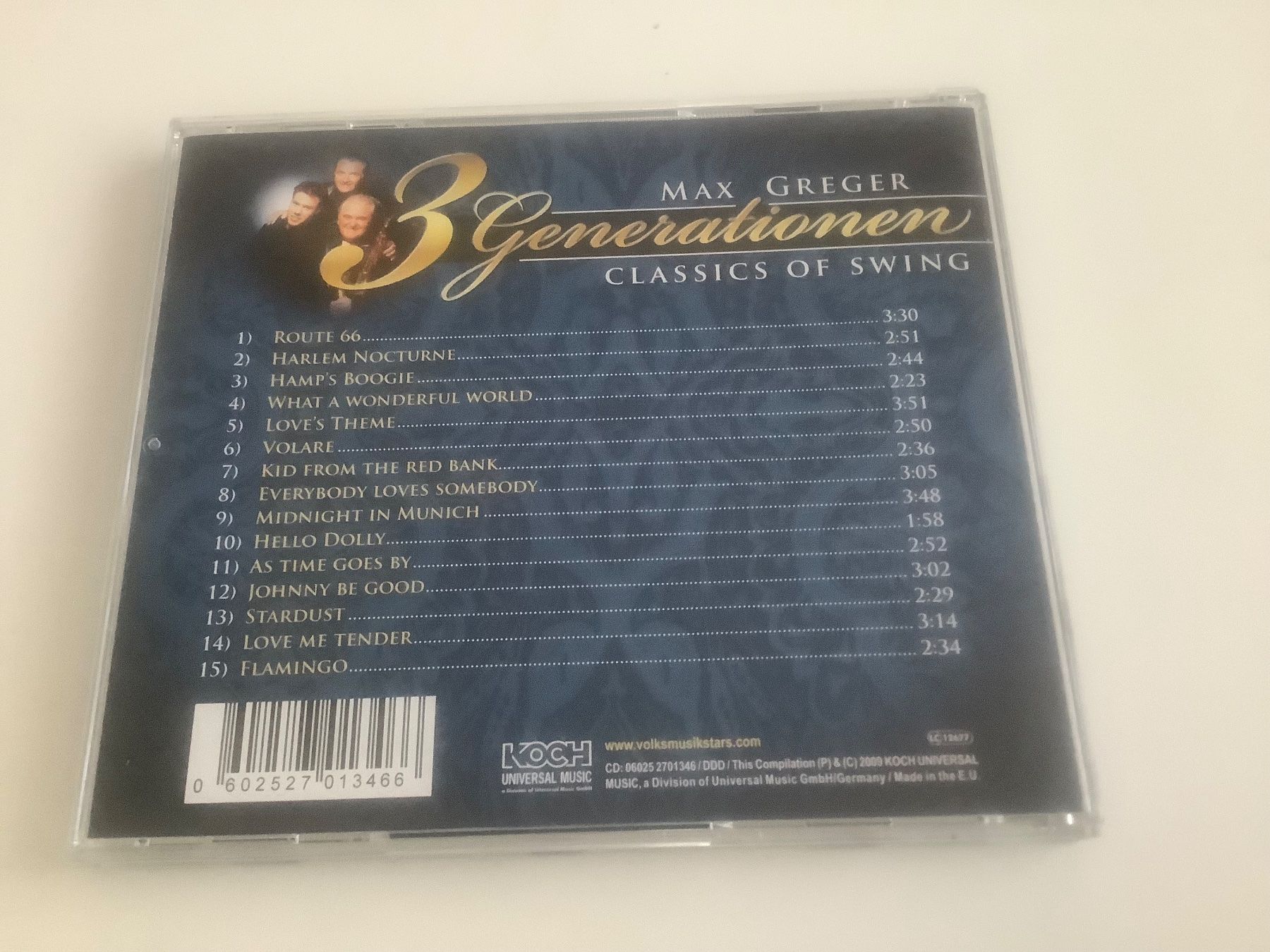 CDs: Max Greger / 3 Generationen / Classics of Swing / 2009 – Gebraucht aus Dübendorf von Shreck 1