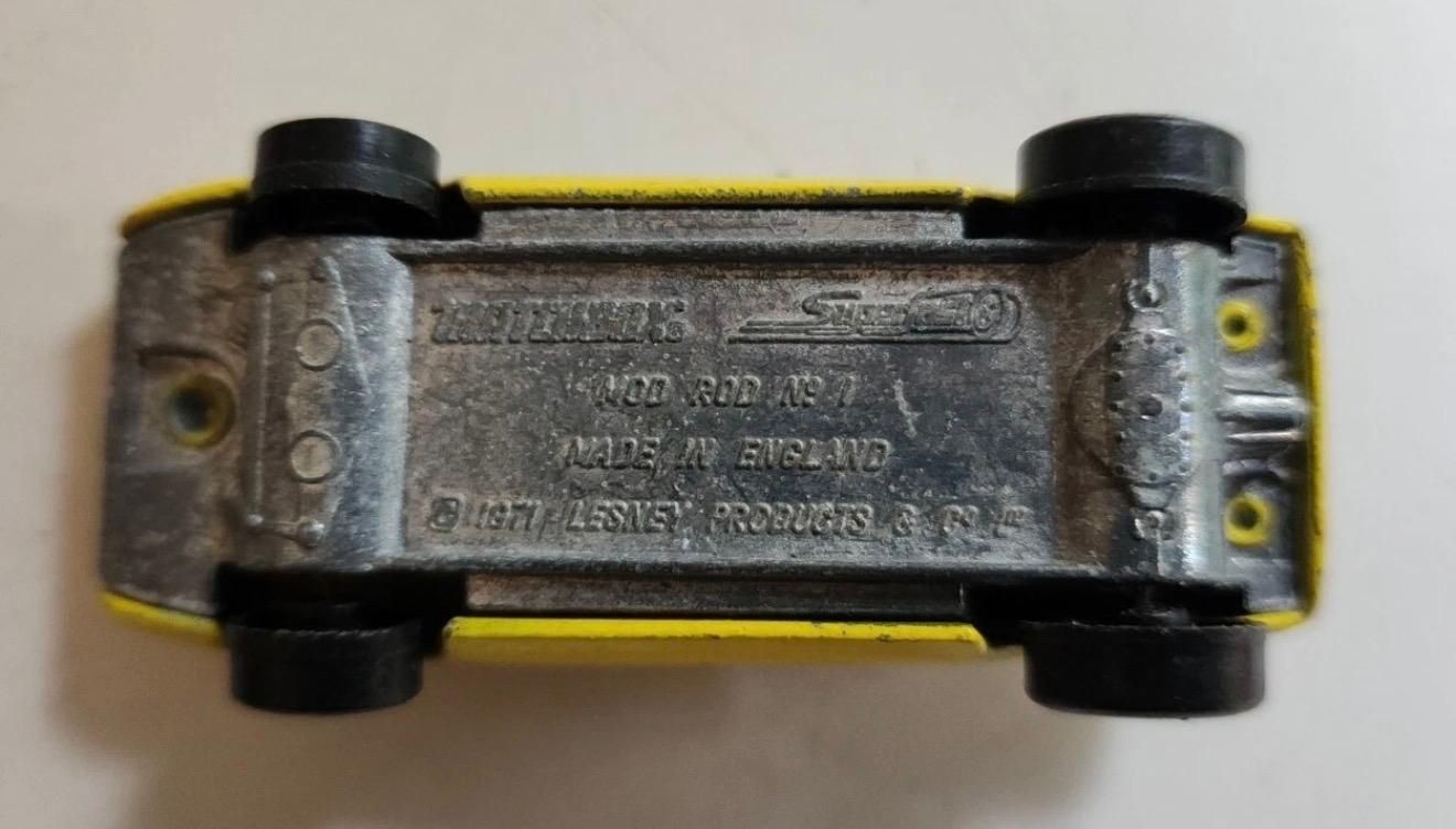 Matchbox Modellini d'auto: Matchbox superfast Mod.rid, Nr.1,England 1971, yellow – Usato da Lotzwil venduto da dr.feelgood 1