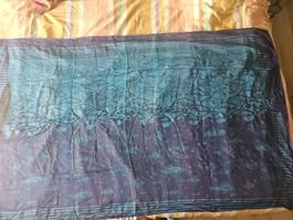 grand foulard ou pareo coton vintage