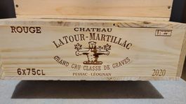 Château Latour-Martillac 2020 caisse bois 6 bouteilles
