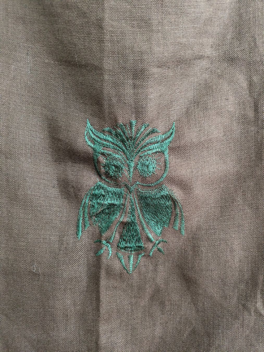 Borse: Handtasche, Stofftasche mit Eulen-Motiven – Usato da Rorschach venduto da olg_5qq2 4